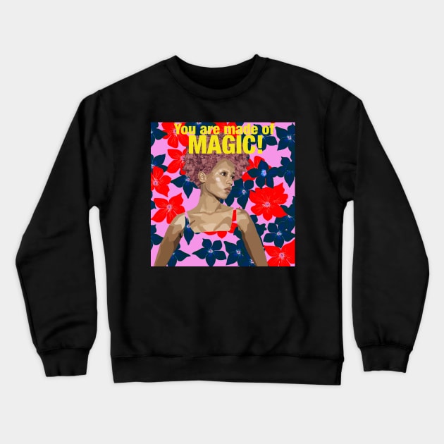 You are made of magic Crewneck Sweatshirt by Lynndarakos